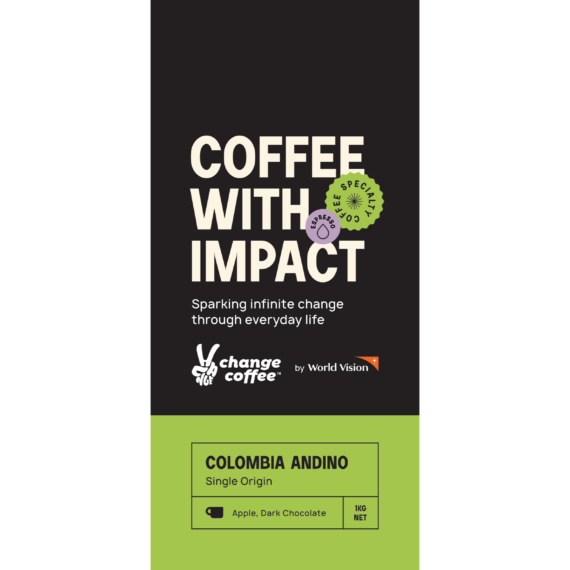 Change Coffee, Colombia Andino, Espresso Roast, 1kg